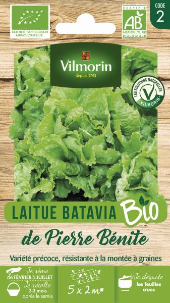 Potagères - Laitue Batavia de Pierre Bénite - BIO - PACKAGING_RECTO